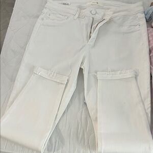 Joe's Jeans Women's Straight Leg White Jeans